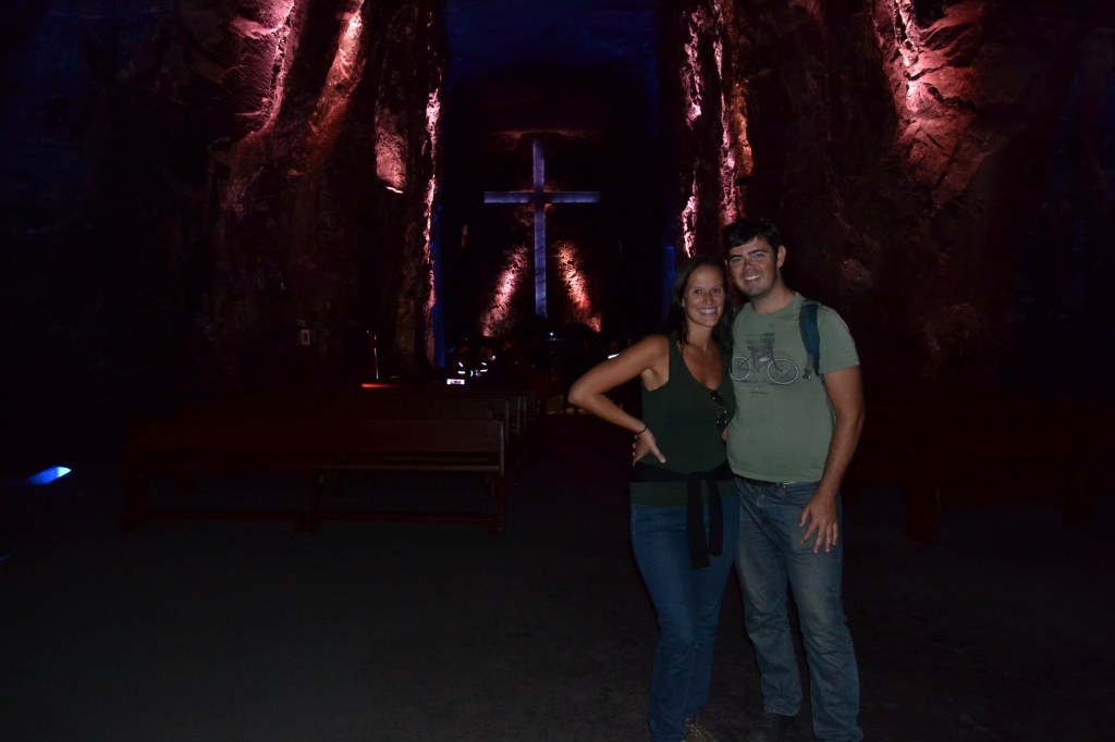 Us in this massive underground cathedral